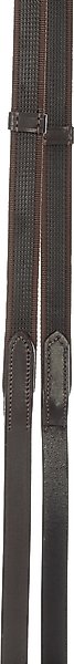 Show full view: Equinavia Saga Web Rubber Horse Reins, Chocolate Brown, Horse slide 3 of 4