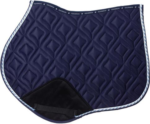 Show full view: Equinavia Stockholm Jump Saddle Pad, Navy Blue, Horse slide 2 of 3