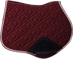 Equinavia Stockholm Jump Saddle Pad, Wine Red, Horse