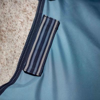 Show full view: Equinavia Thunder 360 Detachable Neck Heavyweight 300-g Horse Turnout Blanket, Bluestone Blue, 72-in slide 8 of 9