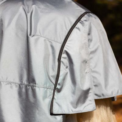 Show full view: Equinavia Thunder 360 Detachable Neck Heavyweight 300-g Horse Turnout Blanket, Pewter Gray, 84-in slide 8 of 8