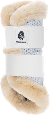 Show full view: Equinavia Ty NordicAir Brushing Horse Boots, White/Natural, Large slide 1 of 6