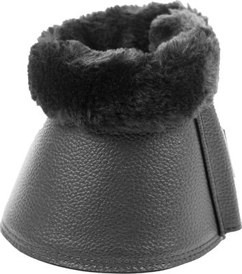 Show full view: Equinavia Ty Ultra Fleece Overreach Horse Boots, Black/Black, Medium slide 4 of 7