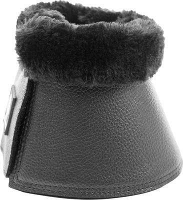 Show full view: Equinavia Ty Ultra Fleece Overreach Horse Boots, Black/Black, Medium slide 2 of 7