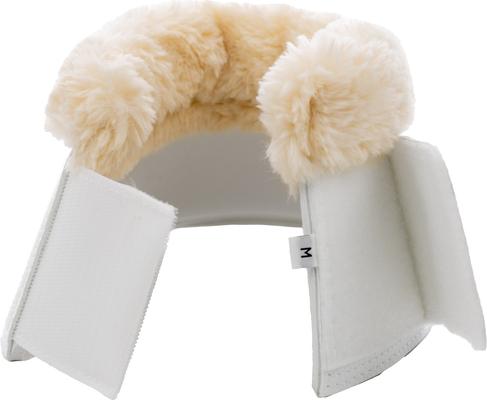 Show full view: Equinavia Ty Ultra Fleece Overreach Horse Boots, White/Natural, Large slide 7 of 8