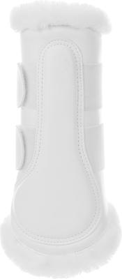 Show full view: Equinavia Vali Ultra Fleece Brushing Horse Boots, 2 count, White/White, X-Large slide 3 of 4