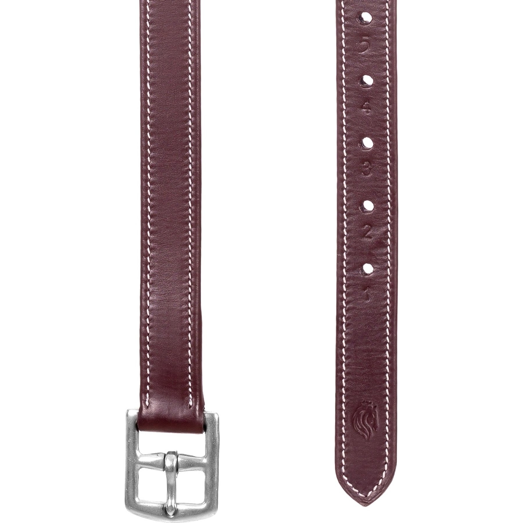 Equinavia Valkyrie Covered Stirrup Leathers, Oakbark Brown, 48-in