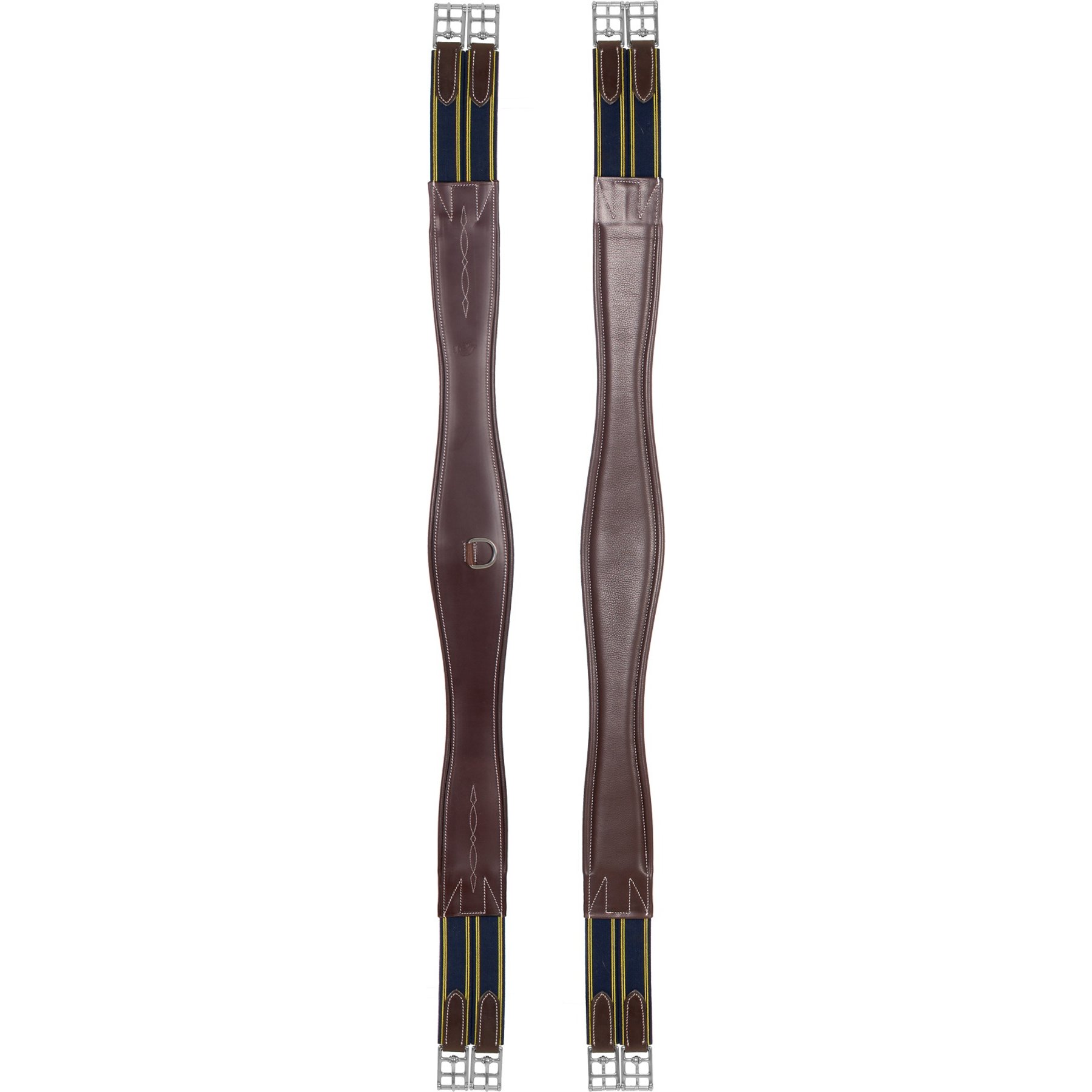 Equinavia Valkyrie Fancy Stitched Hunter Girth, Oakbark Brown, 50-in