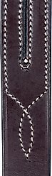Equinavia Valkyrie Fancy Stitched Running Martingale, Chocolate Brown, Warmblood slide 2 of 9
