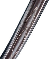 Equinavia Valkyrie Fancy Stitched Standing Martingale, Chocolate Brown, Cob slide 2 of 9