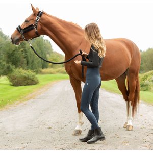 Equinavia Valkyrie Ultra Fleece Horse Breakaway Halter, Black/Black, Horse