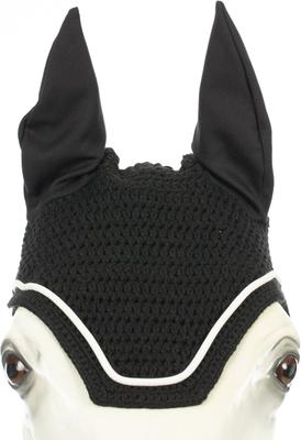 Show full view: Equinavia Voss All Purpose Saddle Pad & Bonnet Set, Black/White, Horse slide 3 of 6