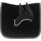 Show in main carousel: Equinavia Voss Dressage Saddle Pad & Bonnet Set, Black/White, Horse slide 1 of 6