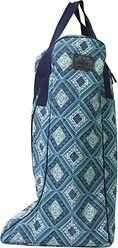 Equine Couture Artemis Horse Boot Bag, Navy/White/Royal Blue