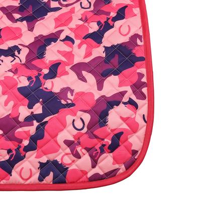 Show full view: Equine Couture Camo Horse Saddle Pad, Pink slide 4 of 4