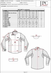 Equine Couture Children's Kelsey Long Sleeve Show Shirt, White/Pink, 6 slide 2 of 2