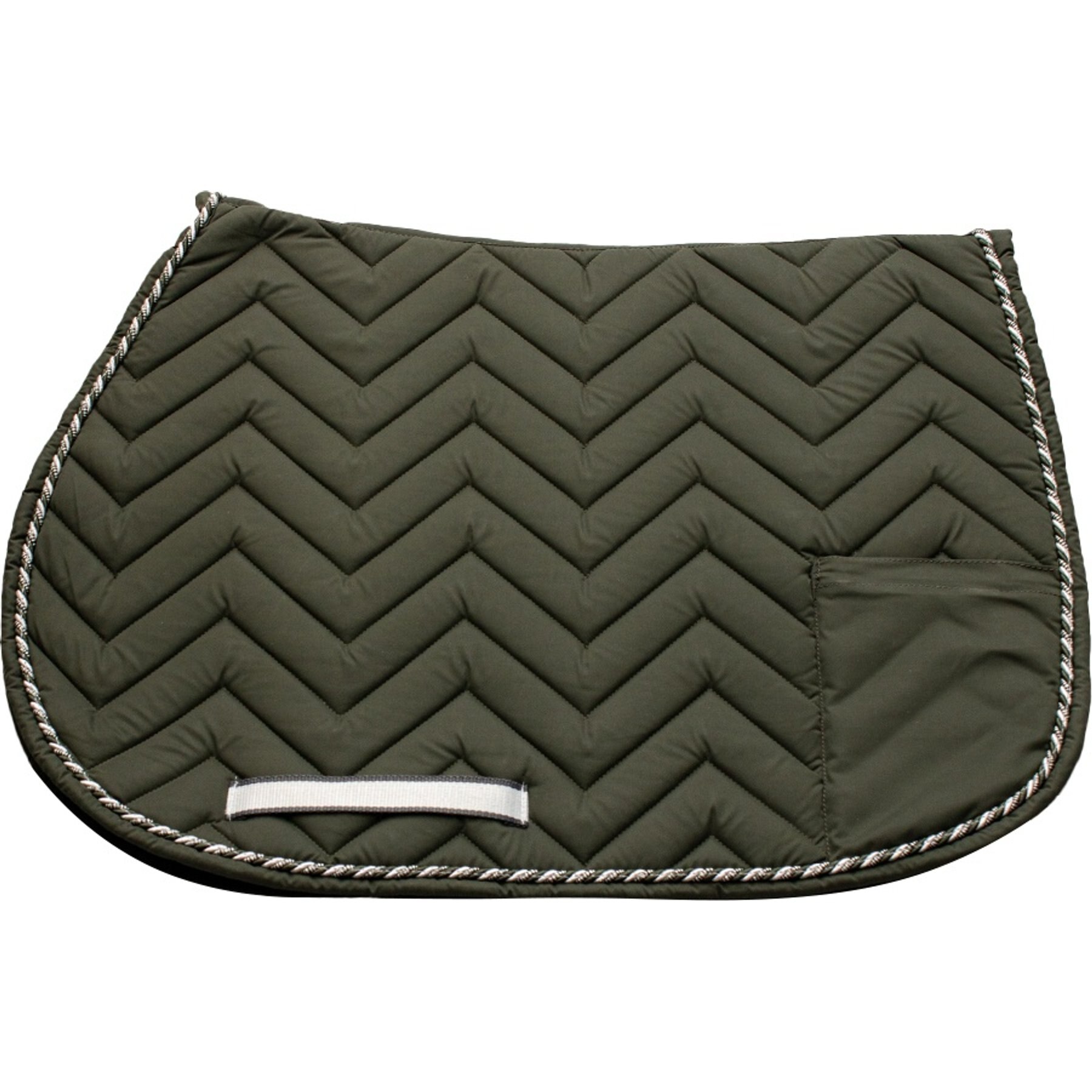 Equine Couture Cindy Horse Pocket Pad, Olive
