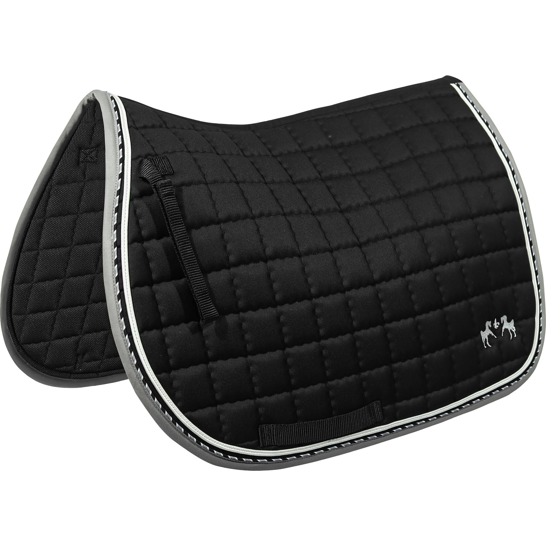 Equine Couture Coolmax Plush Horse Saddle Pad, Black