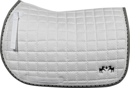 Show full view: Equine Couture Coolmax Plush Horse Saddle Pad, White slide 2 of 6