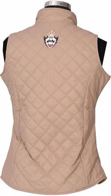 Show full view: Equine Couture Dennison Vest, Beige, 3X-Large slide 3 of 3
