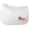 Show in main carousel: Equine Couture Flag Horse Print Saddle Pad, White slide 2 of 4