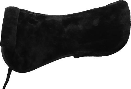 Show full view: Equine Couture Hi Wither Sherpa Fleece Horse Half Pad, Black slide 3 of 5