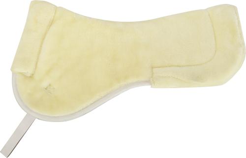 Show full view: Equine Couture Hi Wither Sherpa Fleece Horse Half Pad, White slide 5 of 6