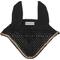 Show in main carousel: Equine Couture Horse Fly Bonnet with Gold Chain, Black, Full slide 1 of 3