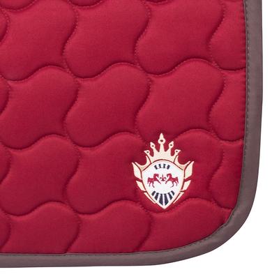 Show full view: Equine Couture Impulsion Non-Slip All-Purpose Horse Saddle Pad, Wine/Charcoal slide 2 of 5