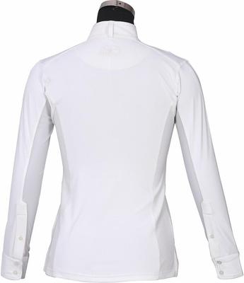 Show full view: Equine Couture Ladies Cara Show Shirt, White, Large slide 3 of 3