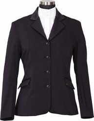 Equine Couture Ladies Raleigh Show Coat, Navy/Navy, 14