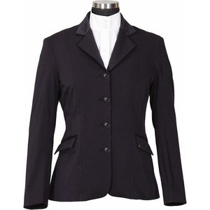 Equine Couture Ladies Raleigh Show Coat, Navy/Navy, 4