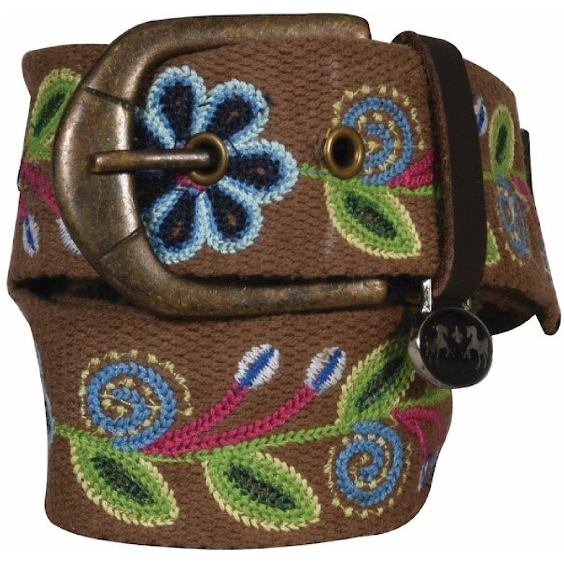 Equine Couture Lilly Cotton Belt, Brown, Large
