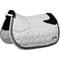 Show in main carousel: Equine Couture Luxe Horse Saddle Pad with White Sherpa Fleece Lining, White slide 1 of 7