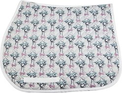 Equine Couture Novelty Pony Horse Saddle Pad, Cheeky Giraffe