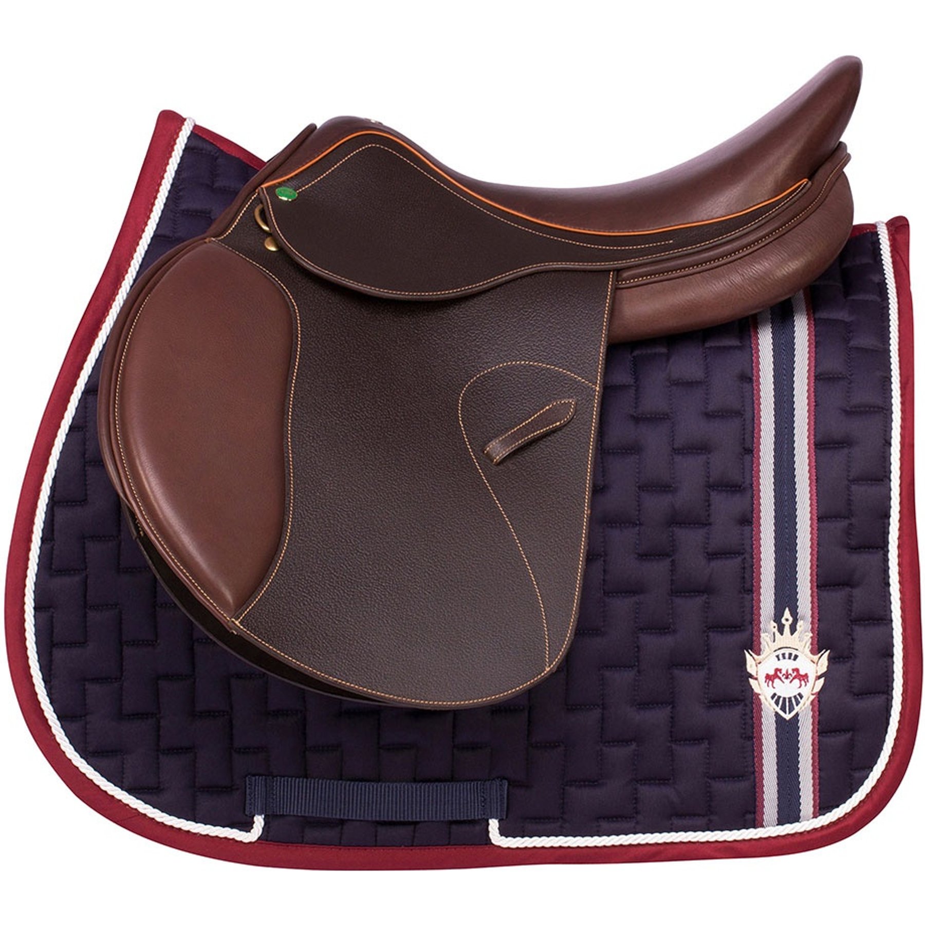 Equine Couture Ocala All-Purpose Horse Saddle Pad, EC Navy