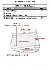 Equine Couture Ocala All-Purpose Horse Saddle Pad, EC Navy slide 2 of 5