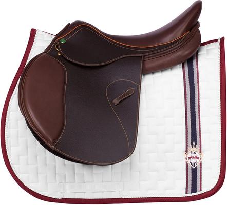 Show full view: Equine Couture Ocala All-Purpose Horse Saddle Pad, White slide 2 of 5