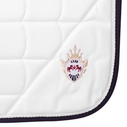 Equine Couture Owen All-Purpose Horse Saddle Pad, White slide 2 of 4