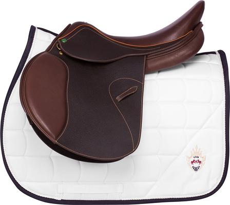 Show full view: Equine Couture Owen All-Purpose Horse Saddle Pad, White slide 2 of 5