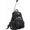 Show in main carousel: Equine Couture Pro Horse Backpack, Black with Silver Piping slide 1 of 2