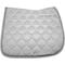 Show in main carousel: Equine Couture Satin Pony Dressage Horse Saddle Pad, White/Silver slide 1 of 1
