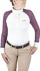 Equine Couture Smyrna Show Shirt, Wine, Large