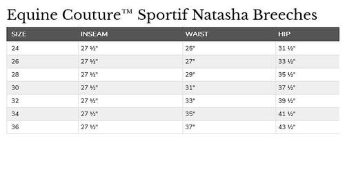 Show full view: Equine Couture Sport Natasha Breeches, Navy/White Stitching, 26 slide 2 of 3