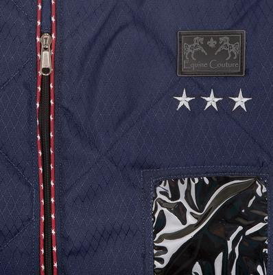Show full view: Equine Couture Super Star Horse Garment Bag, Navy slide 2 of 2