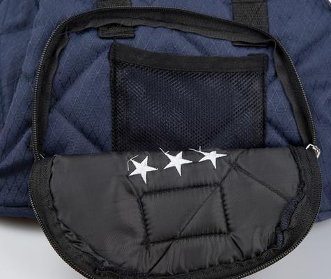Show full view: Equine Couture Super Star Horse Helmet Bag, Navy slide 3 of 5
