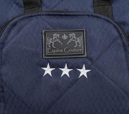 Show full view: Equine Couture Super Star Horse Helmet Bag, Navy slide 2 of 5