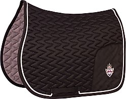 Equine Couture Wellington All-Purpose Horse Saddle Pad, Black