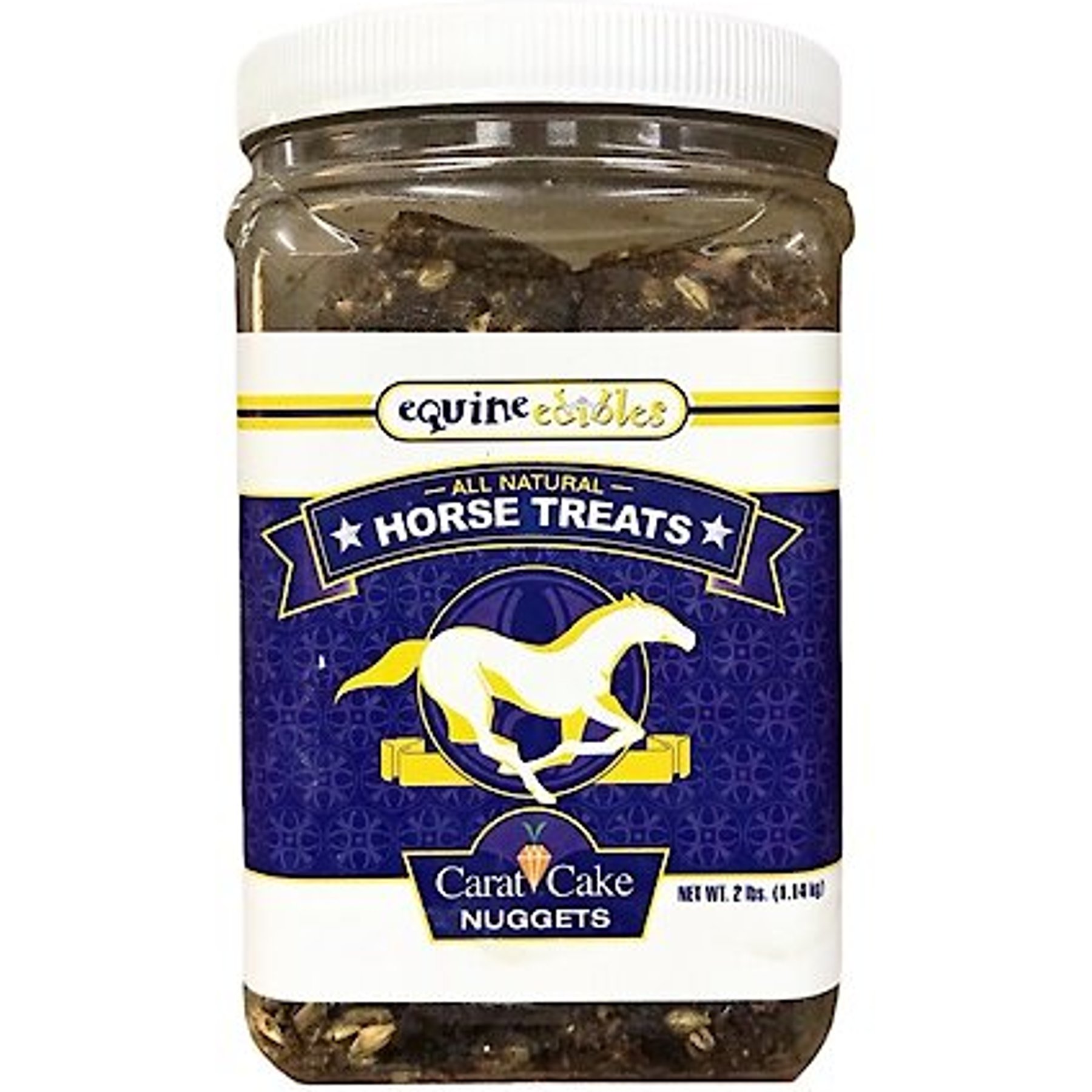 Equine Edibles Carat Cake Nugget Horse Treats, 2-lb tub