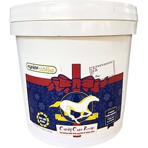Equine Edibles Therapeutic Bran Mash Candy Cane Recipe Horse Treats, 7.5-lb tub